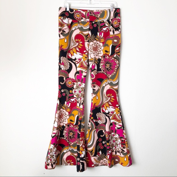 paisley bell bottoms